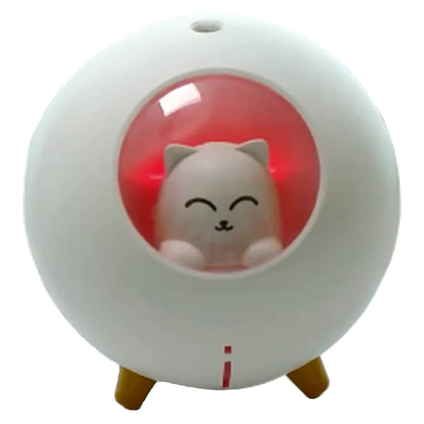 Lovely Quiet Mini Humidifier for Nursery - 7-Color Light, 2 Spray Modes, Auto Shut Off (White)