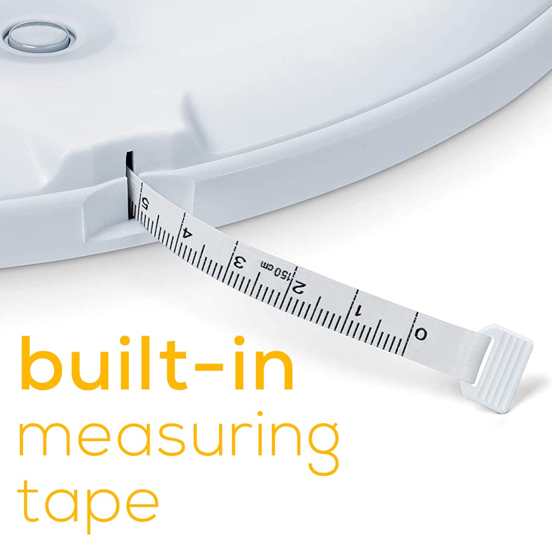 Beurer BY82 Multifunctional Baby Scale for Infants, Pets, Kids, & Adults up to 396lbs, Measures in 4 Units with Backlit Digital Display & Hold Function for Accuracy, Animal Scale for Cats and Dogs