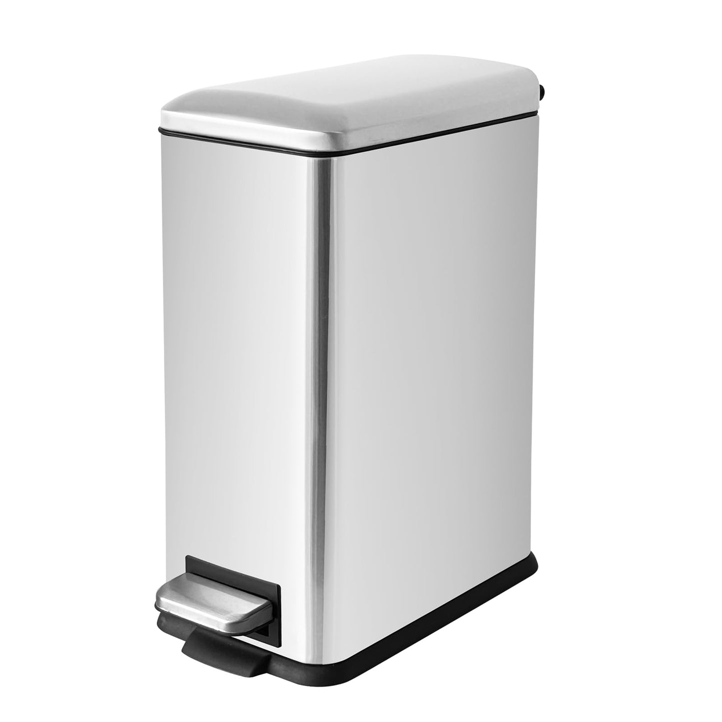 Diaper Pail, Baby Diaper Trash Can with Removal Inner Liner, Childproof Lock, Stainless Steel Garbage Pail with lid, Soft Close, Odor Control Diaper Disposal Bin, 4 Gallon Pink Diaper Can