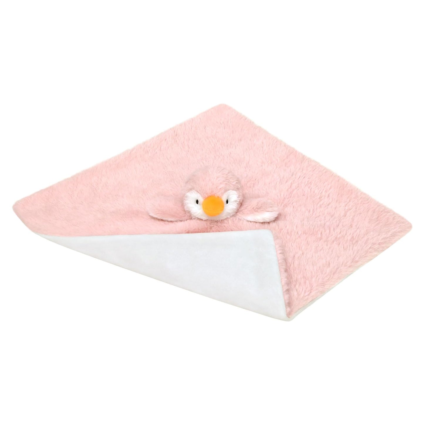 Baby Gray Penguin Soft Stuffed Animal Security Blanket, Plush Penguin Character Lovey Blanket, Baby Shower/Nursery Gift, Newborn Infant Toddler Snuggle Blankie for Girls Boys, 14 Inches