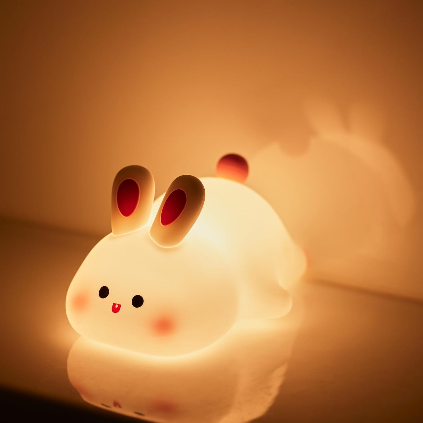 Cute Frog Night Light for Kids, Color Changeable Soft Silicone Sleeping Night Lamp for Nursery, Dimmable Timer Rechargeable Colorful Baby's Light Room Decor Children Gifts