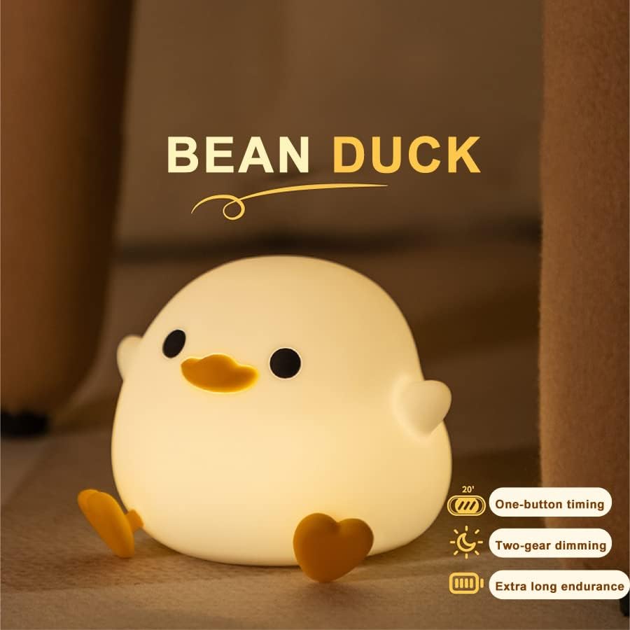 Cute Frog Night Light for Kids, Color Changeable Soft Silicone Sleeping Night Lamp for Nursery, Dimmable Timer Rechargeable Colorful Baby's Light Room Decor Children Gifts