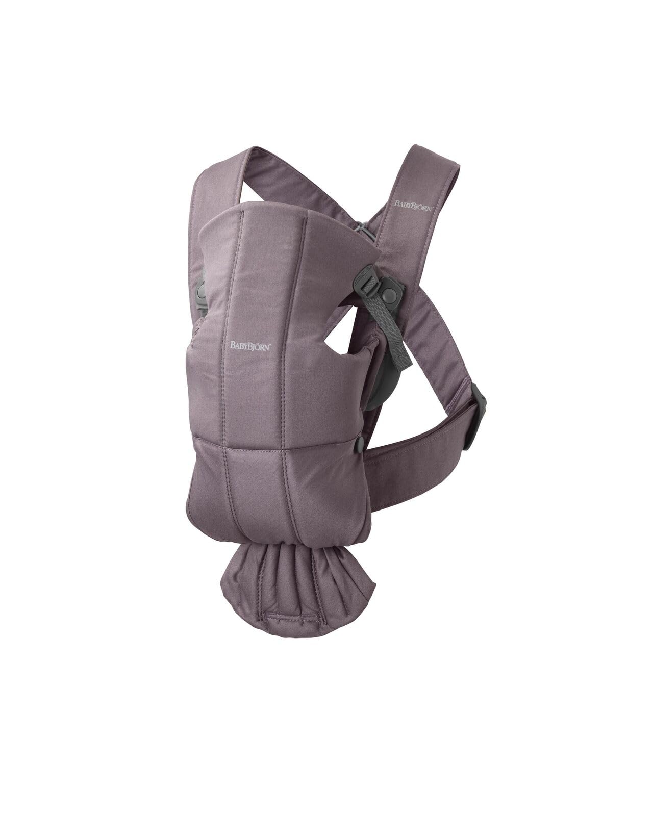 BabyBjörn Baby Carrier Mini, 3D Jersey, Light Beige | Newborn Carrier (7-25 lbs), Ergonomic, Easy-to-Use