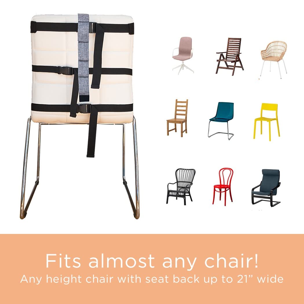 liuliuby Compact Travel High Chair | Portable High Chair for Baby | Baby Travel Essential Harness Seat | Must Haves for Vacations, Restaurants, Family Visits with Babies | Portable Highchair Seat