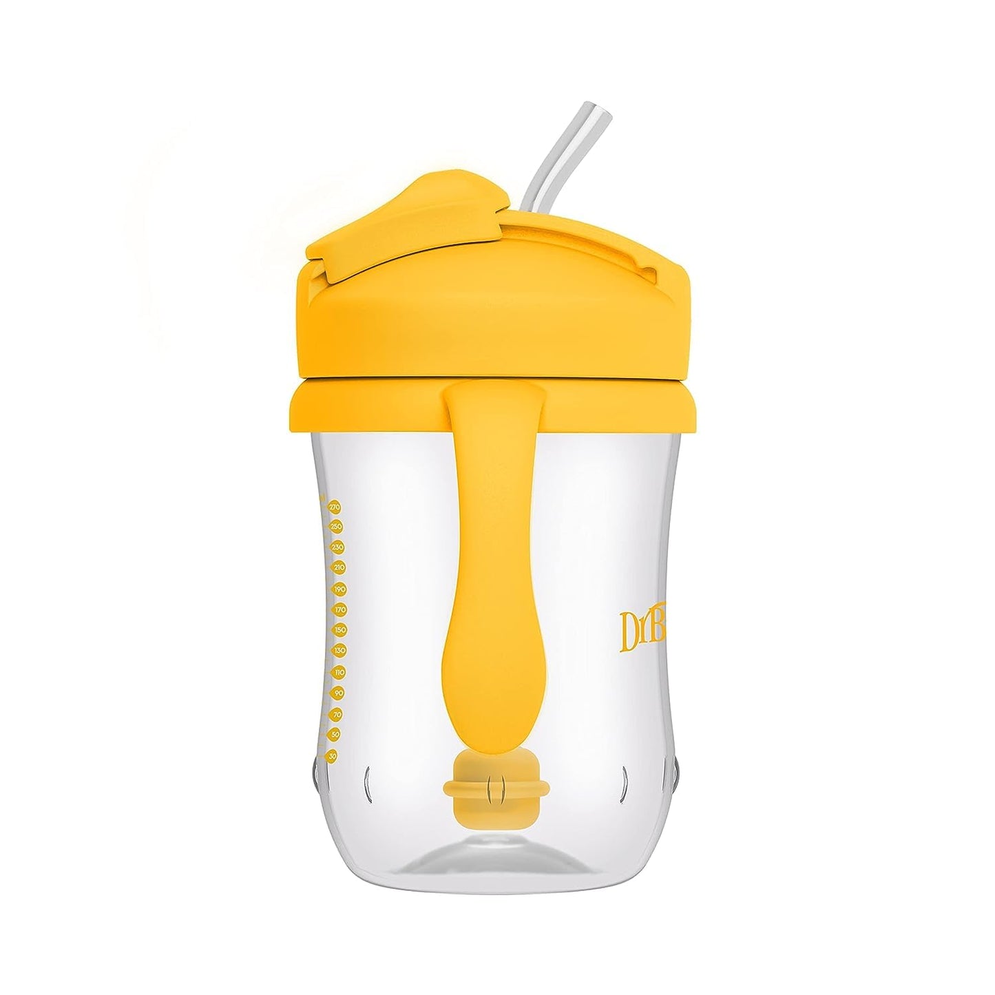 Dr. Brown's Milestones, Baby's First Straw Cup Sippy Cup with Straw, 6m+, 9oz/270ml, Coral, BPA Free