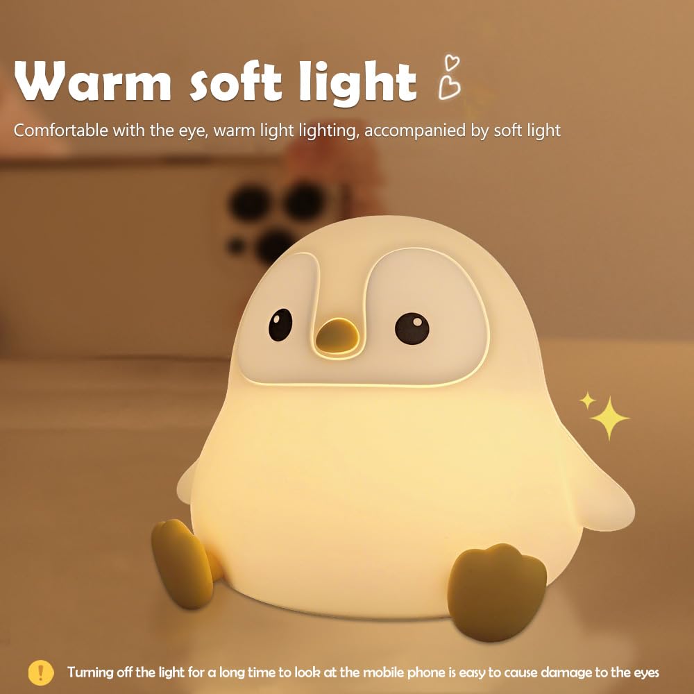 Cute Frog Night Light for Kids, Color Changeable Soft Silicone Sleeping Night Lamp for Nursery, Dimmable Timer Rechargeable Colorful Baby's Light Room Decor Children Gifts
