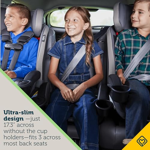 Safety 1st Everslim DLX Slim Convertible Car Seat– A 4-in-1 Convertible Child Safety Car Seats; Baby Car Seats for 5-100 lbs, Dunes Edge