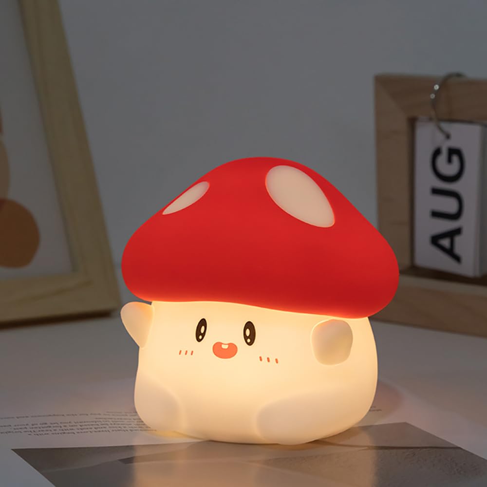 Cute Frog Night Light for Kids, Color Changeable Soft Silicone Sleeping Night Lamp for Nursery, Dimmable Timer Rechargeable Colorful Baby's Light Room Decor Children Gifts