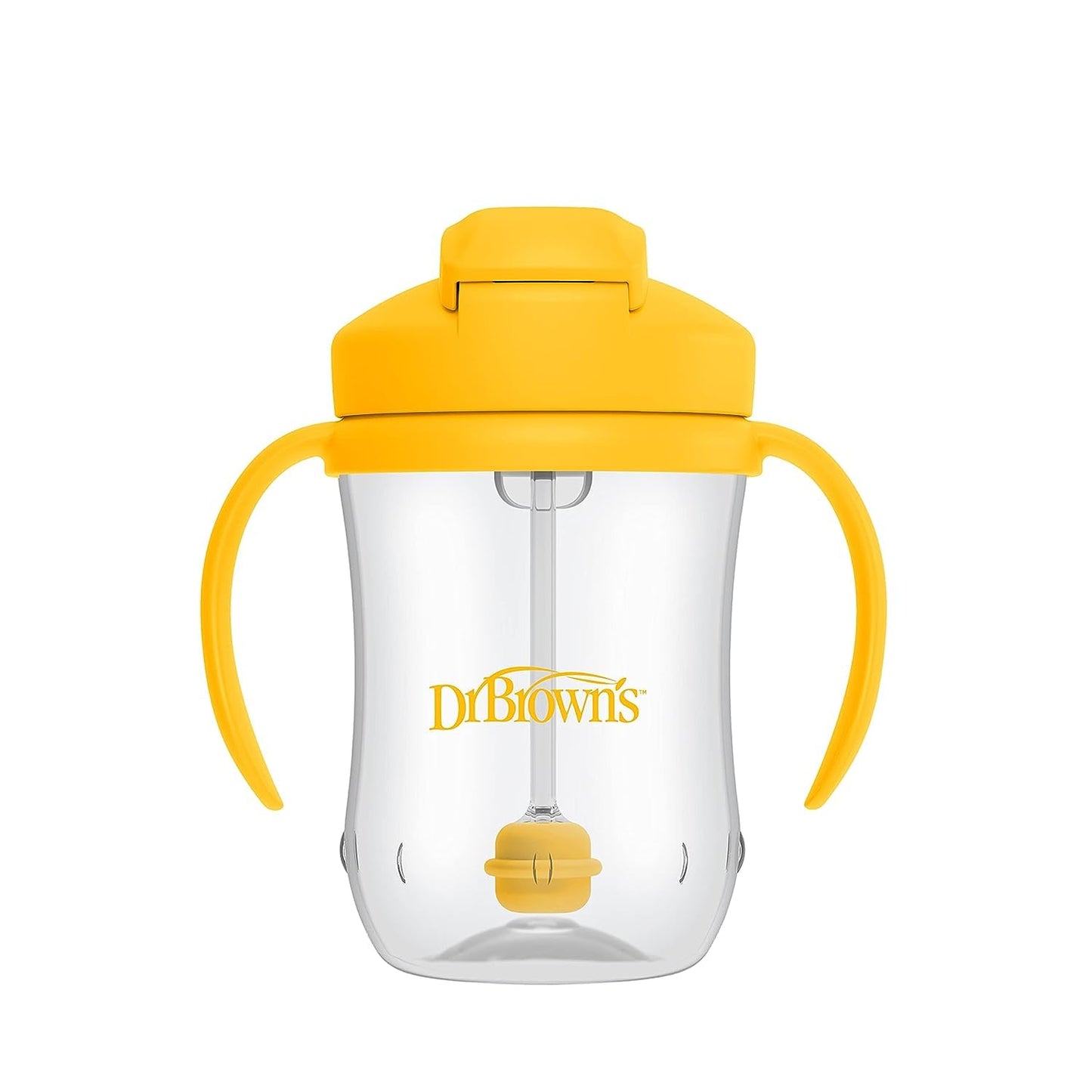 Dr. Brown's Milestones, Baby's First Straw Cup Sippy Cup with Straw, 6m+, 9oz/270ml, Coral, BPA Free