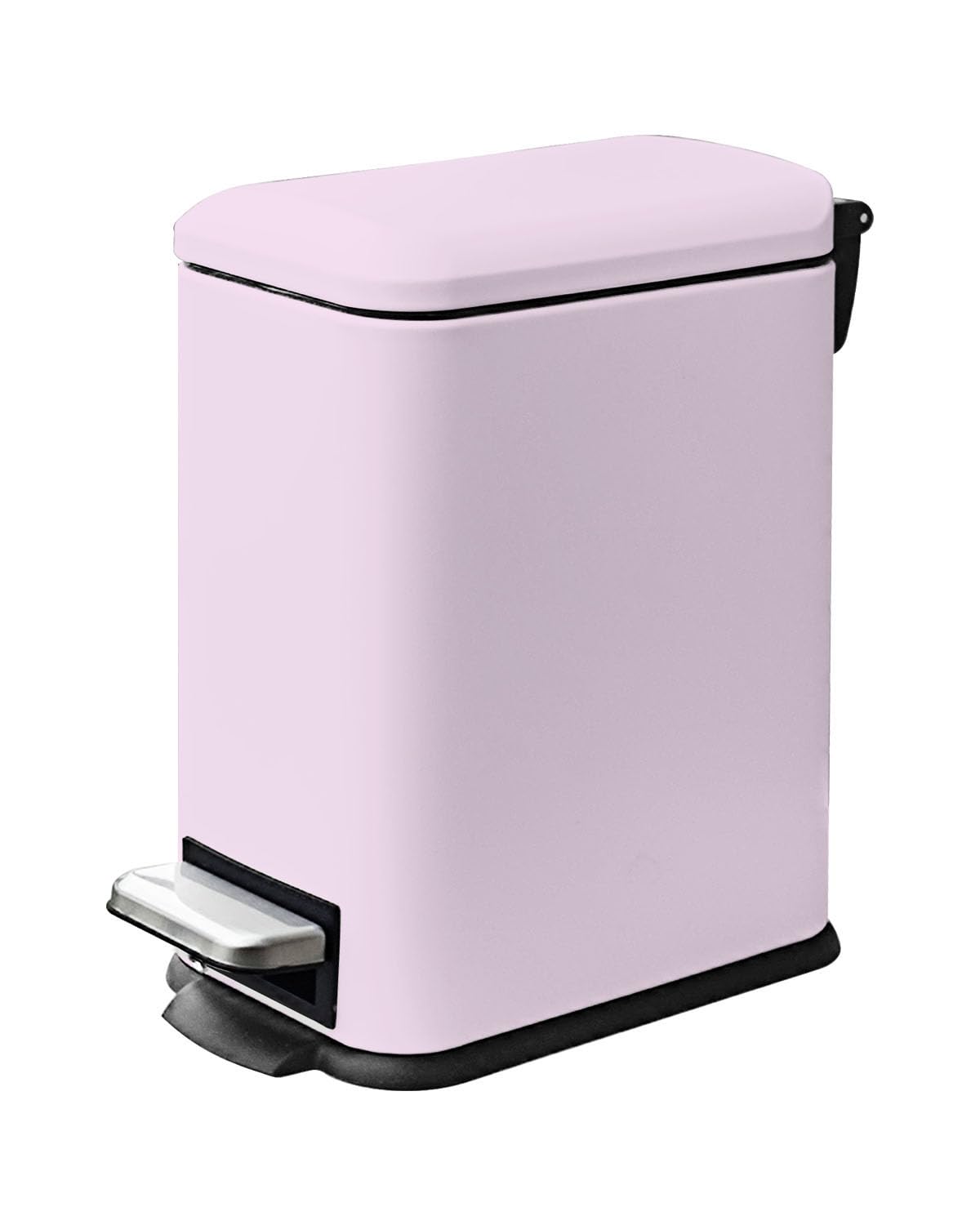 Diaper Pail, Baby Diaper Trash Can with Removal Inner Liner, Childproof Lock, Stainless Steel Garbage Pail with lid, Soft Close, Odor Control Diaper Disposal Bin, 4 Gallon Pink Diaper Can