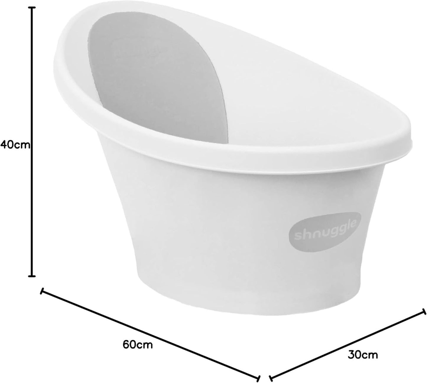 Newborn Baby Bath | Built in Support Bump and Soft Backrest | Suitable from Newborn | Bath Seat Support Includes Plug | Blossom Pink