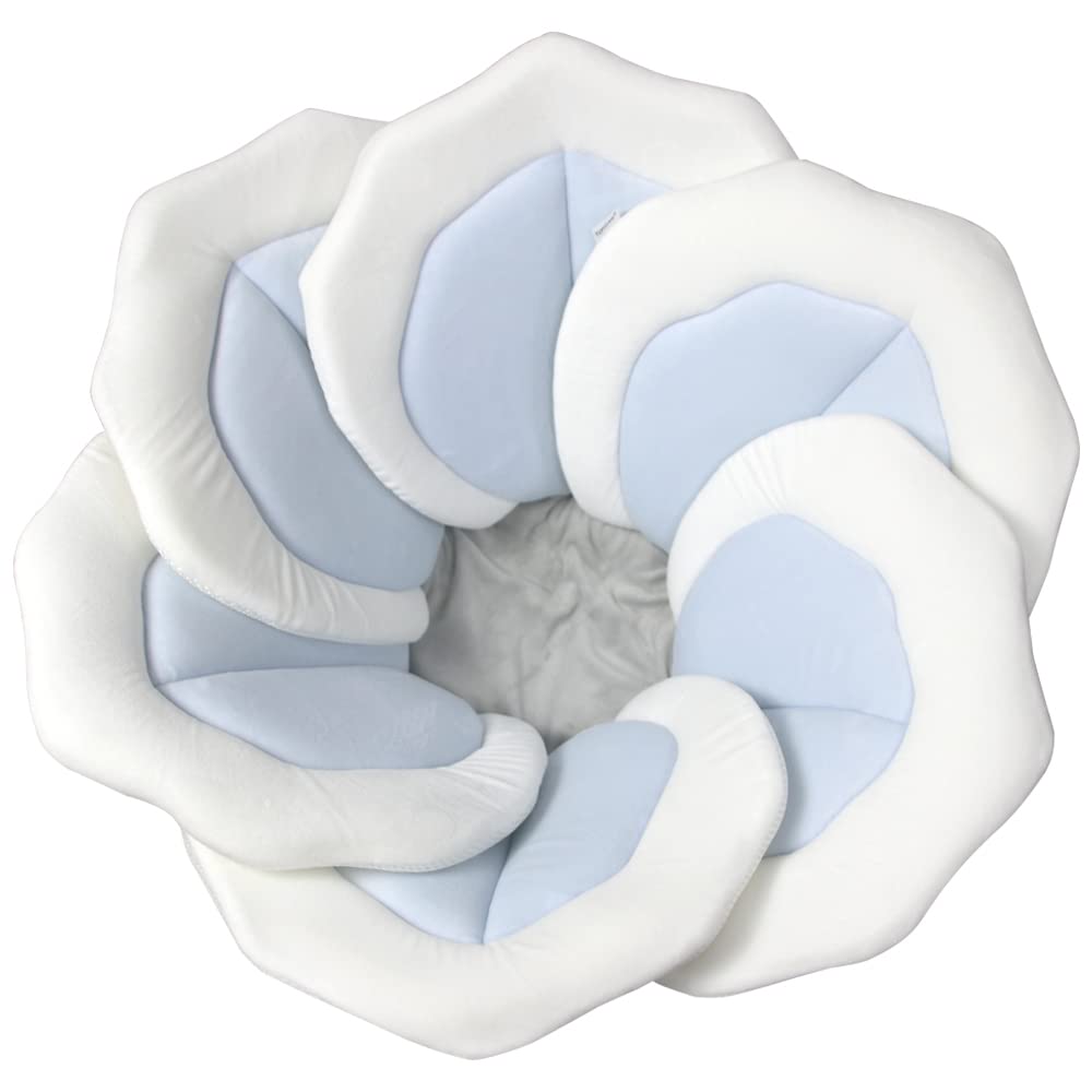 Baby Bath Pad for Infant Bathtub Sink - Flower Mat Tub Lounger - Petal Soft Supports Newborn Bathing Insert Seat - 31" (Pink)