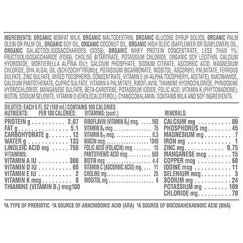 Happy Baby Organics Infant Formula Milk Based Powder packaging may vary, Stage 1 Sensitive, 21 Ounce