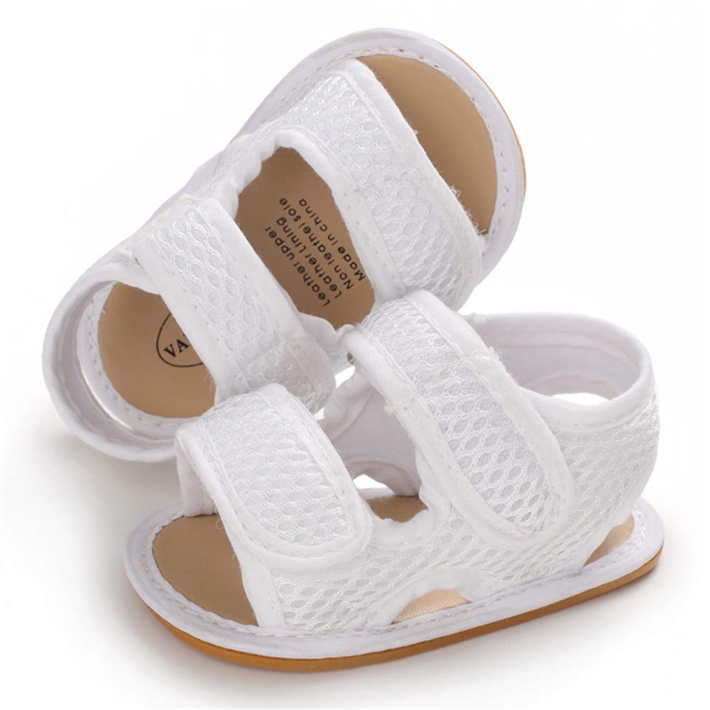 Timatego Baby Boys Girls Sandals Non Slip Soft Sole Outdoor Athletic Shoes Infant Toddler First Walker Crib Summer Shoes 3-18 Months