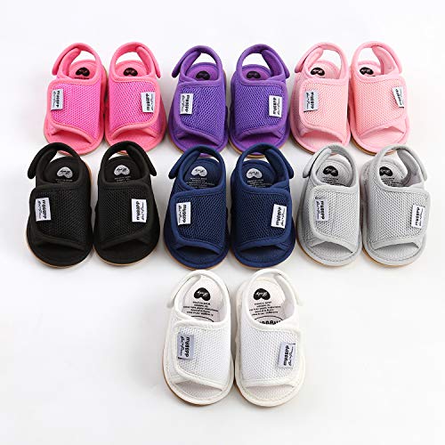 Baby Girls Boys Summer Sandals Unisex Infant Premium Soft Anti-Slip Rubber Sole Toddler Outdoor Beach Walking Shoes