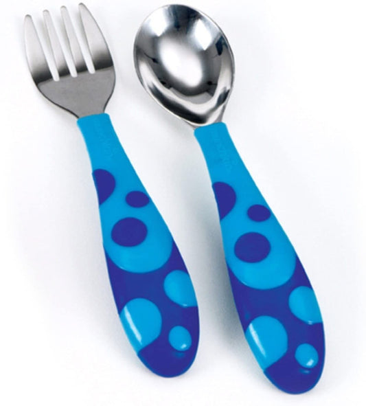 Munchkin Toddler Fork and Spoon Set, Assorted colours