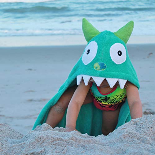 Hooded Baby Towel for Kids 2-8 | Large 100% Cotton Baby Towel for Girls | Cute Flower Bath Towels for Babies and Toddlers with Pink Petals
