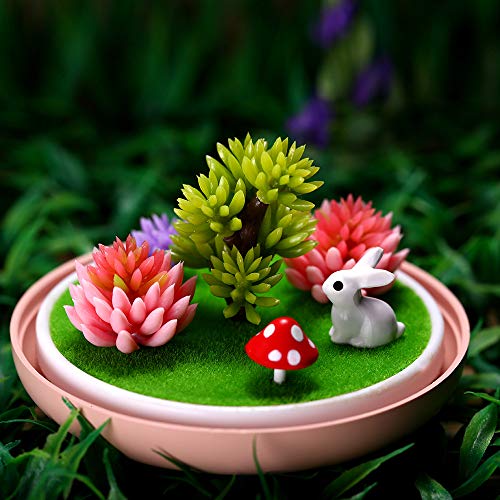 Micro Landscape Humidifier with Changing Led Light,Adjustable Mist Mode, Waterless Auto Shut-off,for Bedroom,Office,Car (pink)
