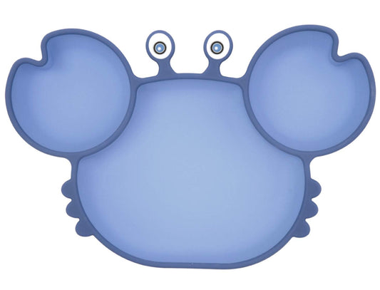 Silicone Suction Plate for Toddlers - Self Feeding Training Divided Plate Dish and Bowl for Baby and Toddler, Fits for Most Highchairs Trays, BPA Free Microwave Dishwasher Safe