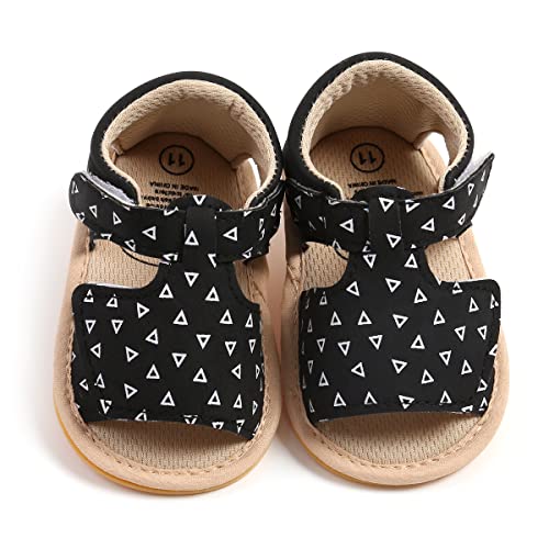 GAISUMMI Baby Girls Sandals Summer Bowknot Infant Crib Shoes Toddler Pu Leather Soft Rubber Sole First Walkers