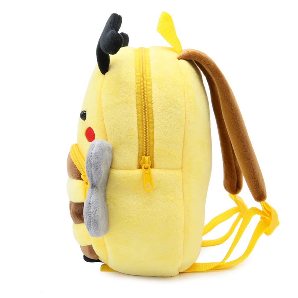 Cute Toddler Backpack Plush Animal Cartoon Mini Travel Daycare Bag for Baby Girl Boy 2-6 Years (Shark Blue)