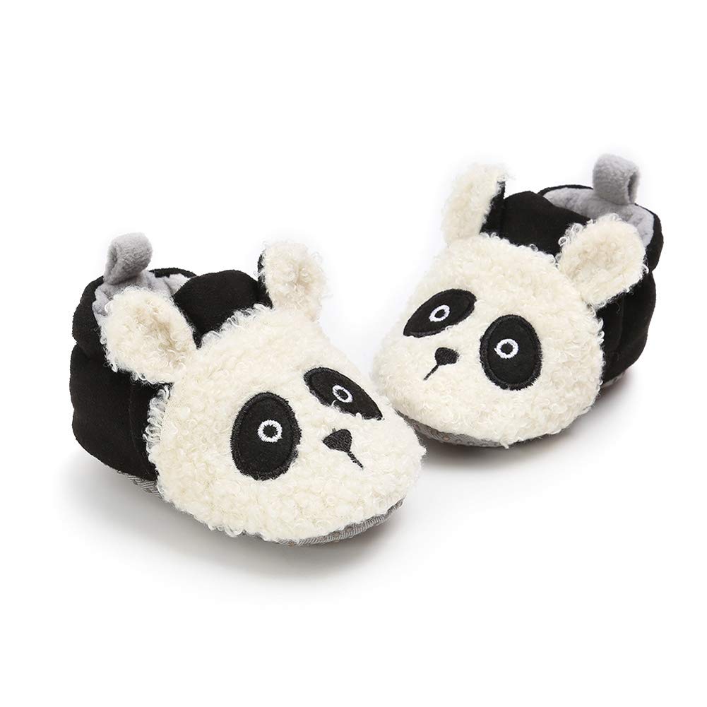 Baby Boys Girls Soft Plush Slippers Cartoon Toddler Infant Warm Winter House Shoes