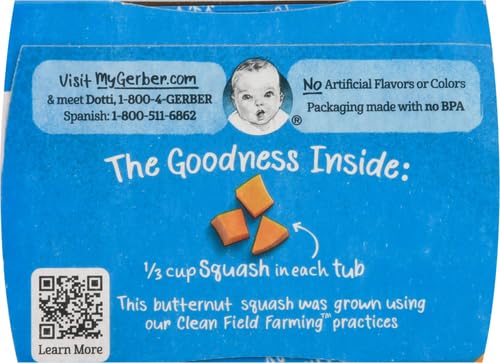 Gerber Baby Food Power Blend Apple Chicken, 4 Oz, 2 Ct Tubs