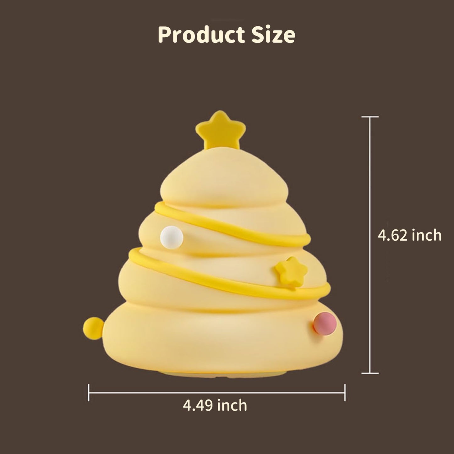 Led Cute Dog Night Light, Dimmable Nursery Puppy Kawaii Lamps, Super Squishy Silicone USB Rechargeable Touch Control Night Lamp for Kids Adults, Used for Camping Party Room Decor (Dog)