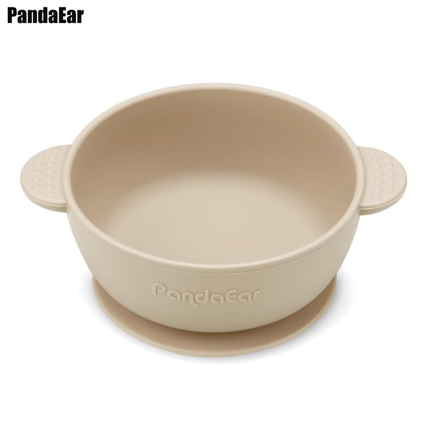 PandaEar 3 Pack Baby Bowls with Suction| Stay Put Silicone Food Bowl for Babies Kids Toddlers Infants| Food Grade Soft Safe BPA-Free Silicone (Pink)
