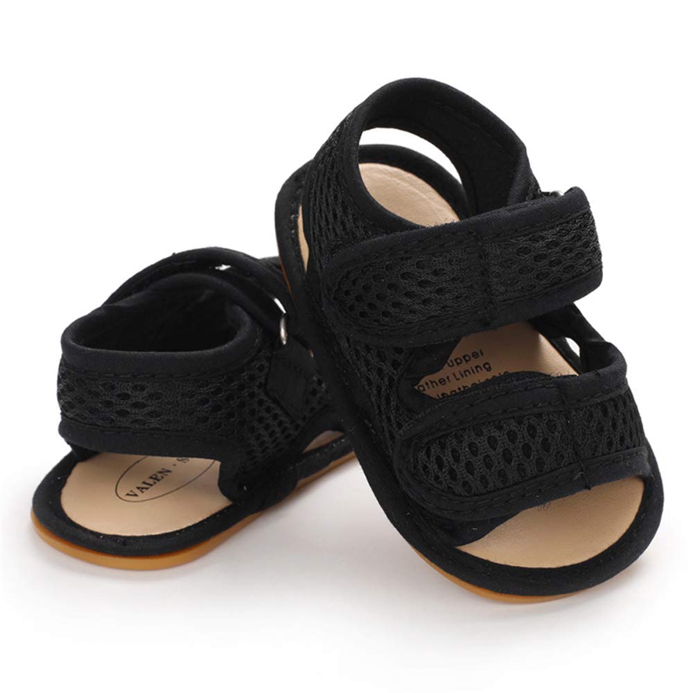 Timatego Baby Boys Girls Sandals Non Slip Soft Sole Outdoor Athletic Shoes Infant Toddler First Walker Crib Summer Shoes 3-18 Months
