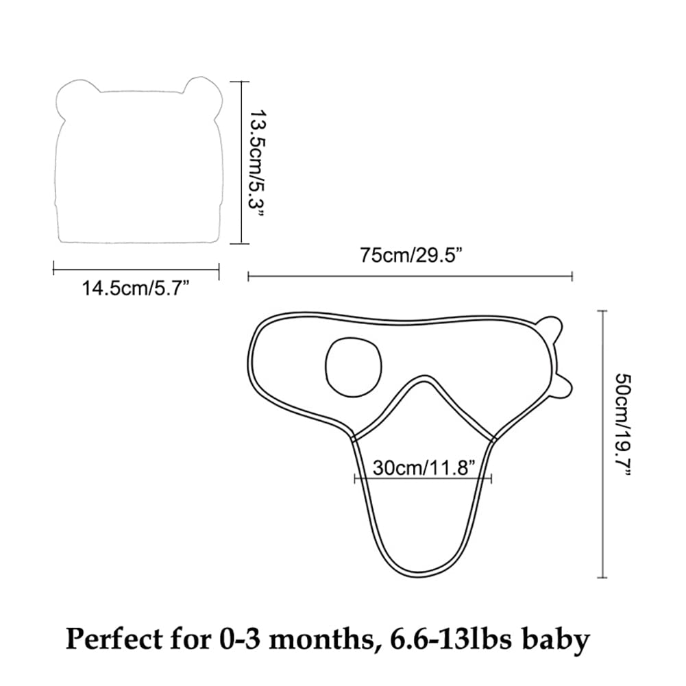 Baby Swaddle Sleep Sack with Hat Set for 0-3 months 3-Pack Soft Cotton Newborn Wearable Swaddle Wrap for Girls Boys