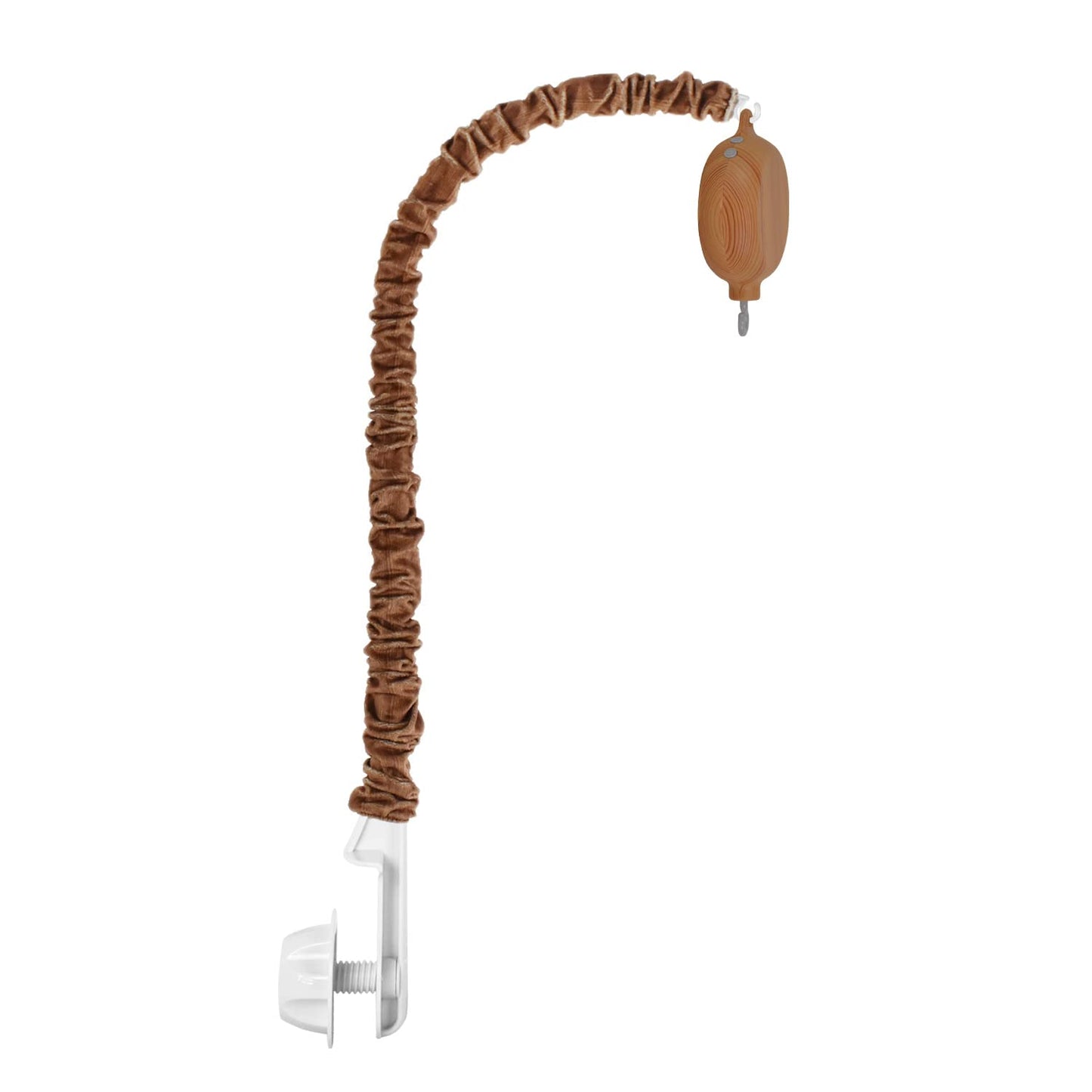 Baby Mobile arm with Music Box Spinner, Imitation Wood 35 lullabies Crib Mobile Motor ,Volume Control,26 inches Crib Mobile arm Mobile Holder