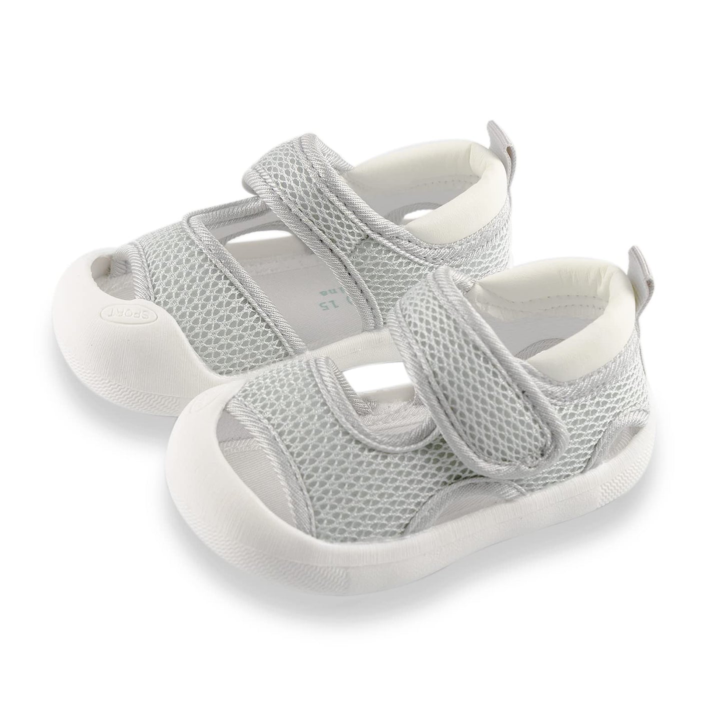 RVROVIC Boys Girls Athletic Sports Sandals Open-Toe Breathable Rubber Sole Beach Water Shoes for Toddler