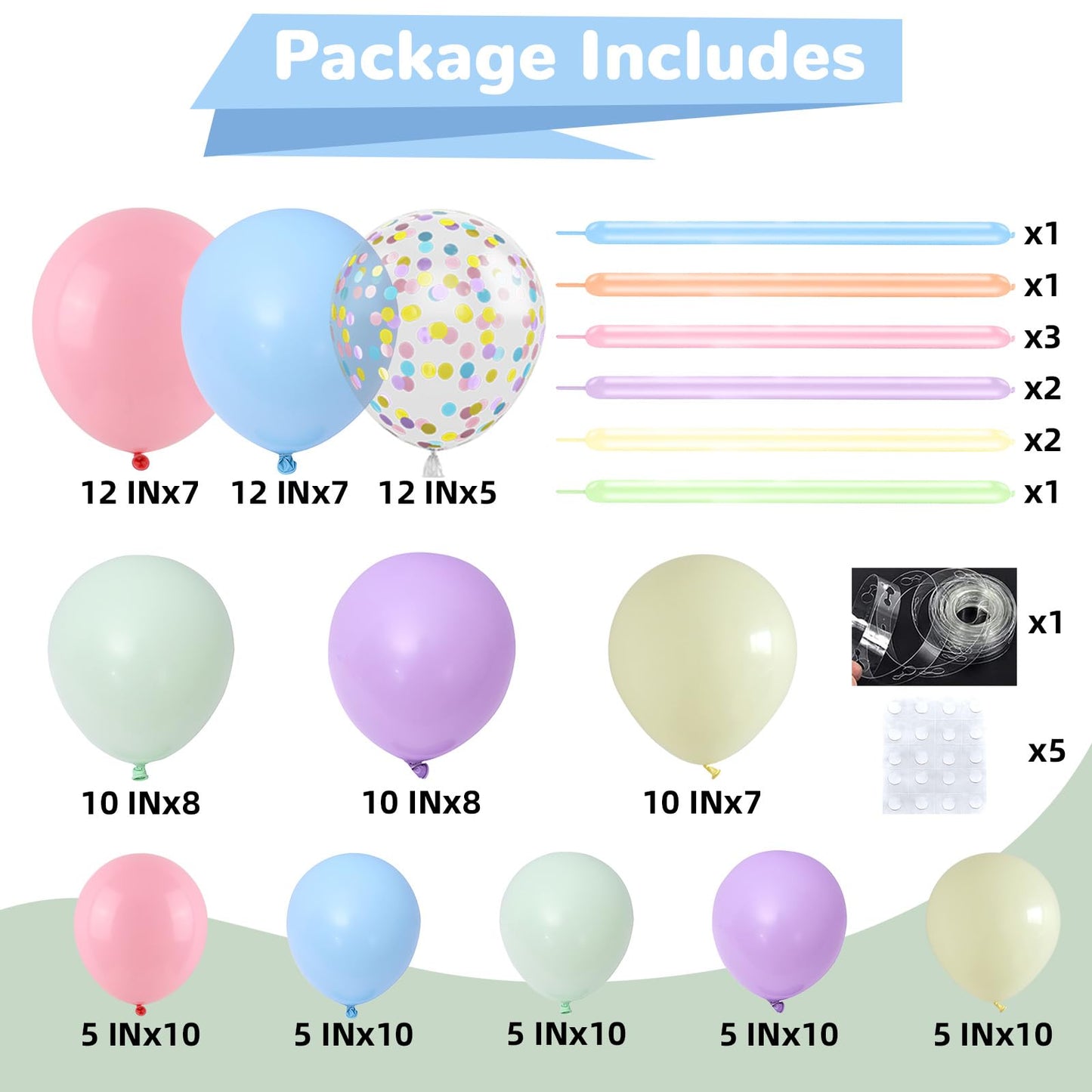 Dusty Blue Sage Green Balloon Arch Kit Slate Fog Blue Pastel Green White Sand Beige Gold Balloons Garland for Jungle Safari Birthday Baby Shower Wedding Party Decorations