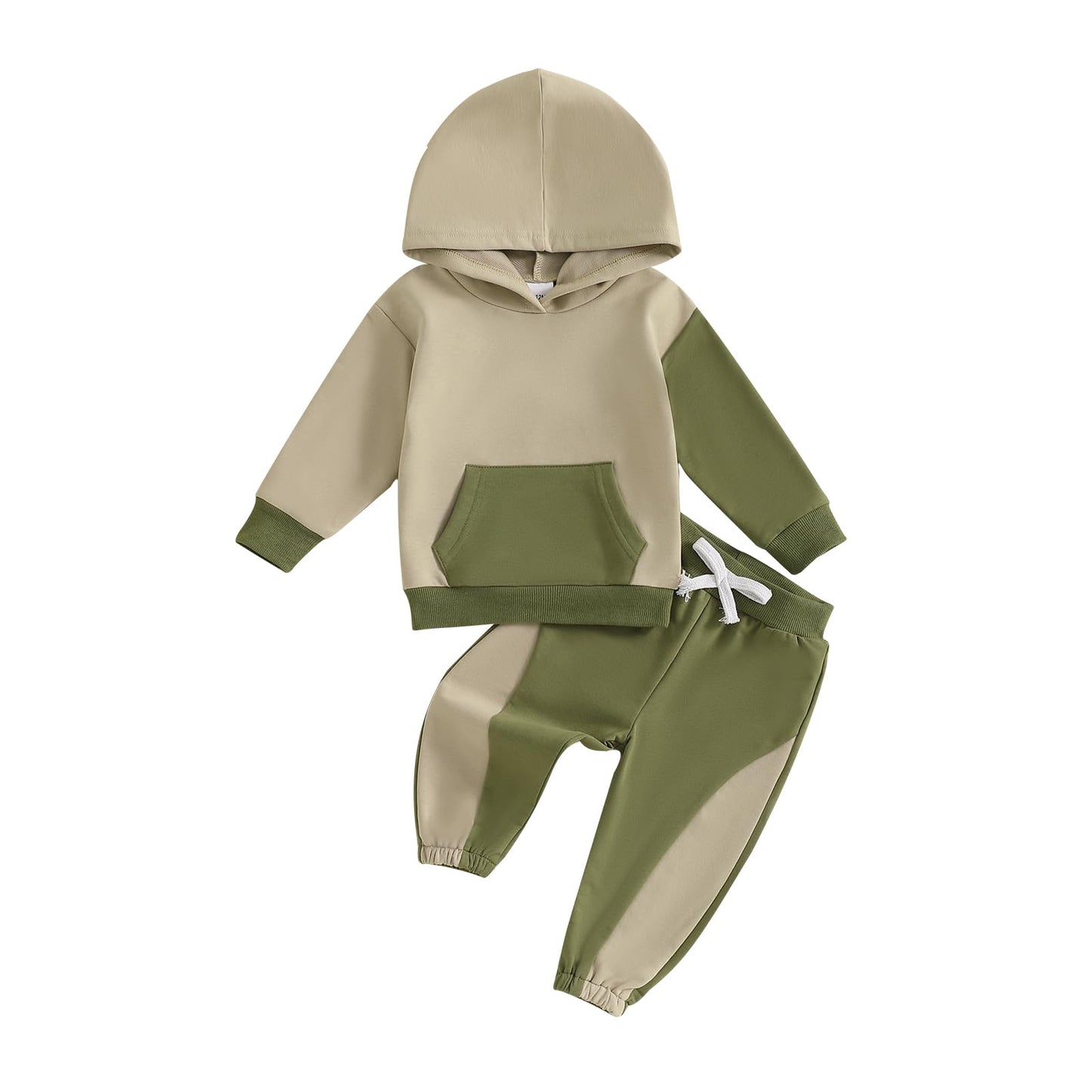Infant Baby Boy Fall Winter Clothes Outfits Hooded Long Sweatshirt Pants Set Toddler Clothes 6 12 18 24 Months 2T