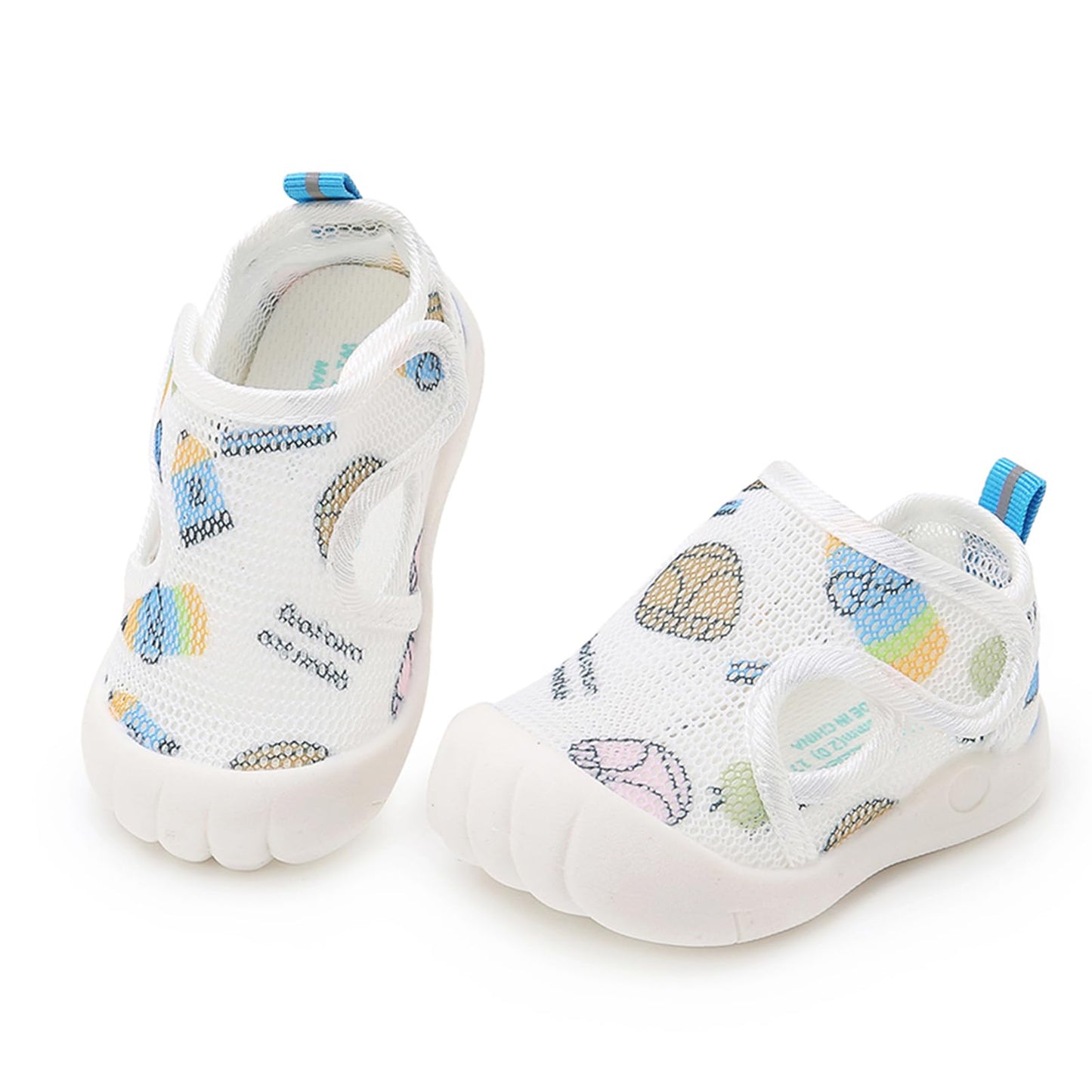 RVROVIC Boys Girls Athletic Sports Sandals Open-Toe Breathable Rubber Sole Beach Water Shoes for Toddler