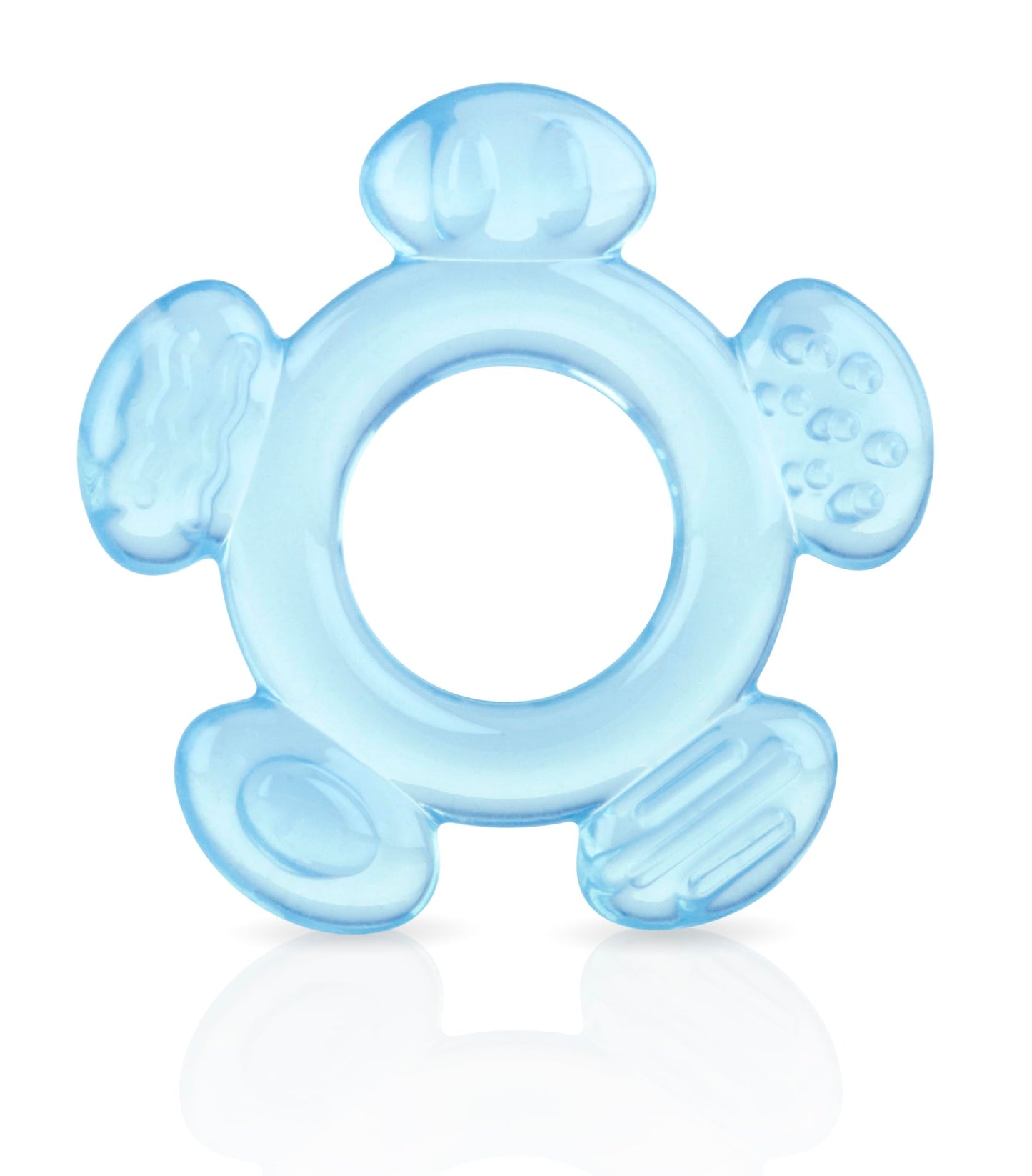 Nuby 3 Step Soothing Teether 3 Piece Set- Front, Middle, Back Teeth Teething- Pink/Purple, 3 m+