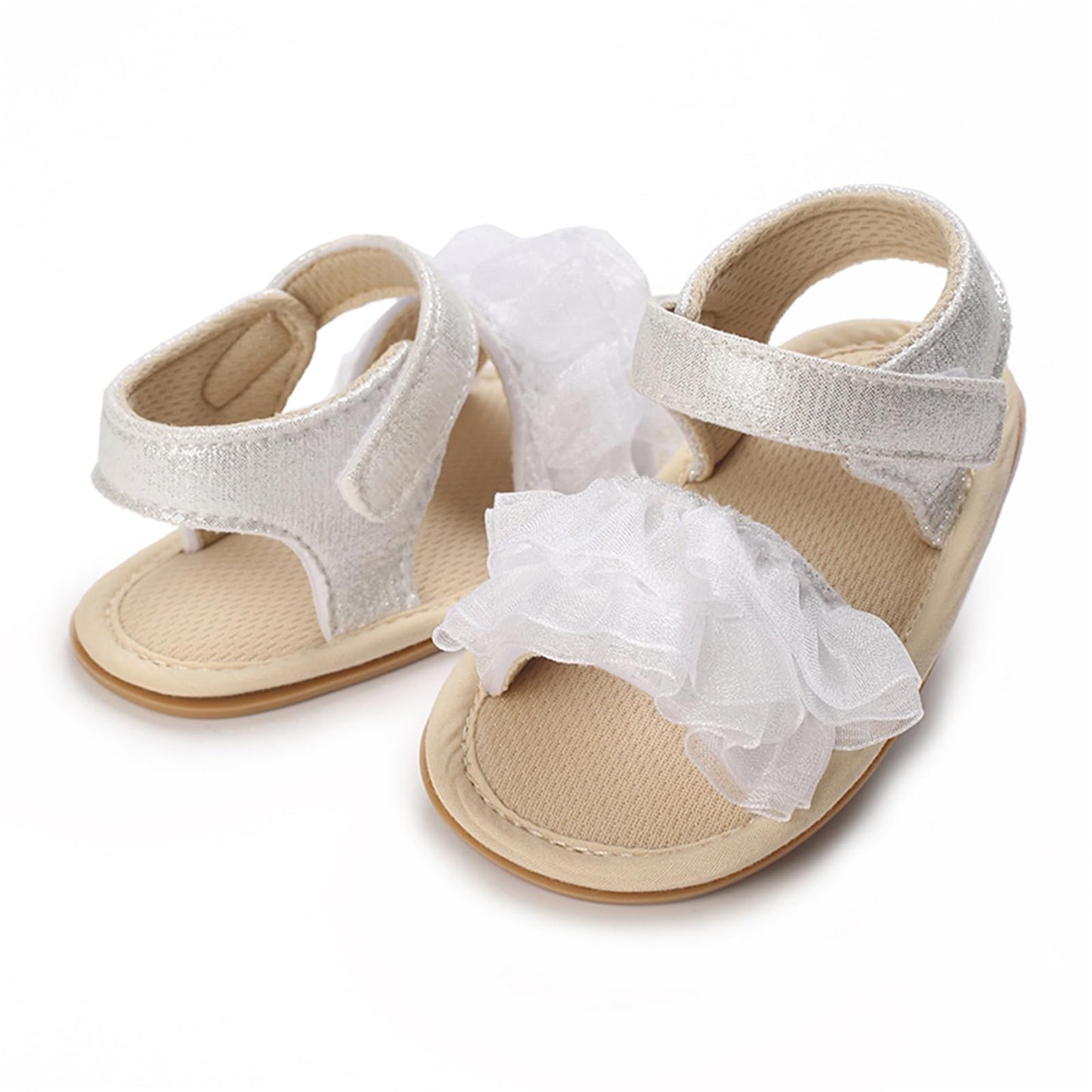 Baby Girl Sandals Summer Crib Shoes Bowknot Soft Sole Infant Girls Princess Dress Flats First Walker Shoes