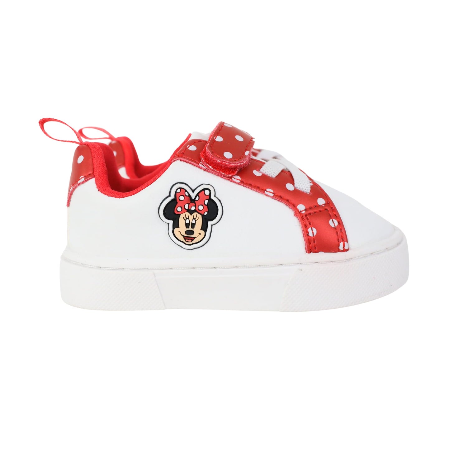 Disney Infant Girls Minnie Mouse Low Top Hook and Loop Sneakers