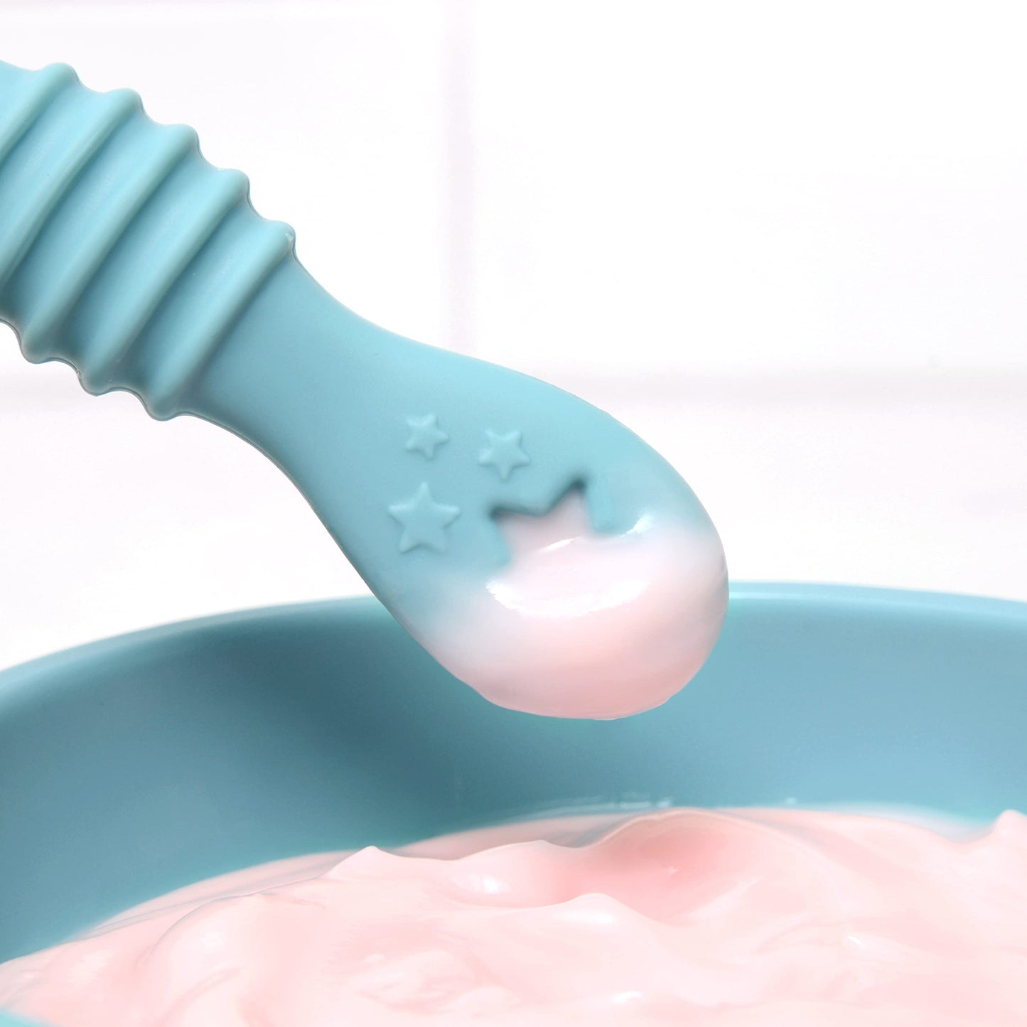 PrimaStella Little Dippers - First Stage Silicone Baby Spoon 6 Pack