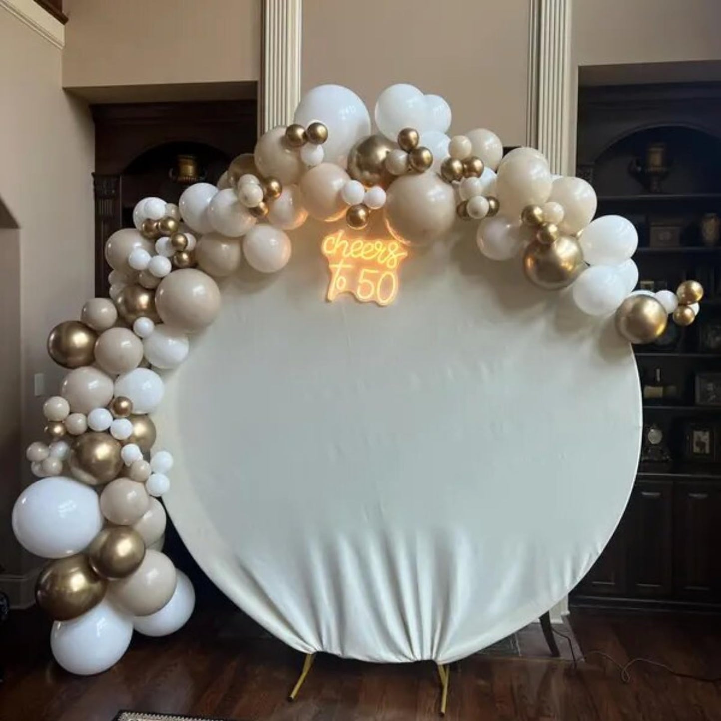 Sage Green Balloons Arch Double Stuffed, Olive Dusty Green Brown Beige Neutral Balloon Garland Kit, White Sand Apricot Tan Latex Balloon for Baby Shower Birthday Jungle Safari Party Decoration