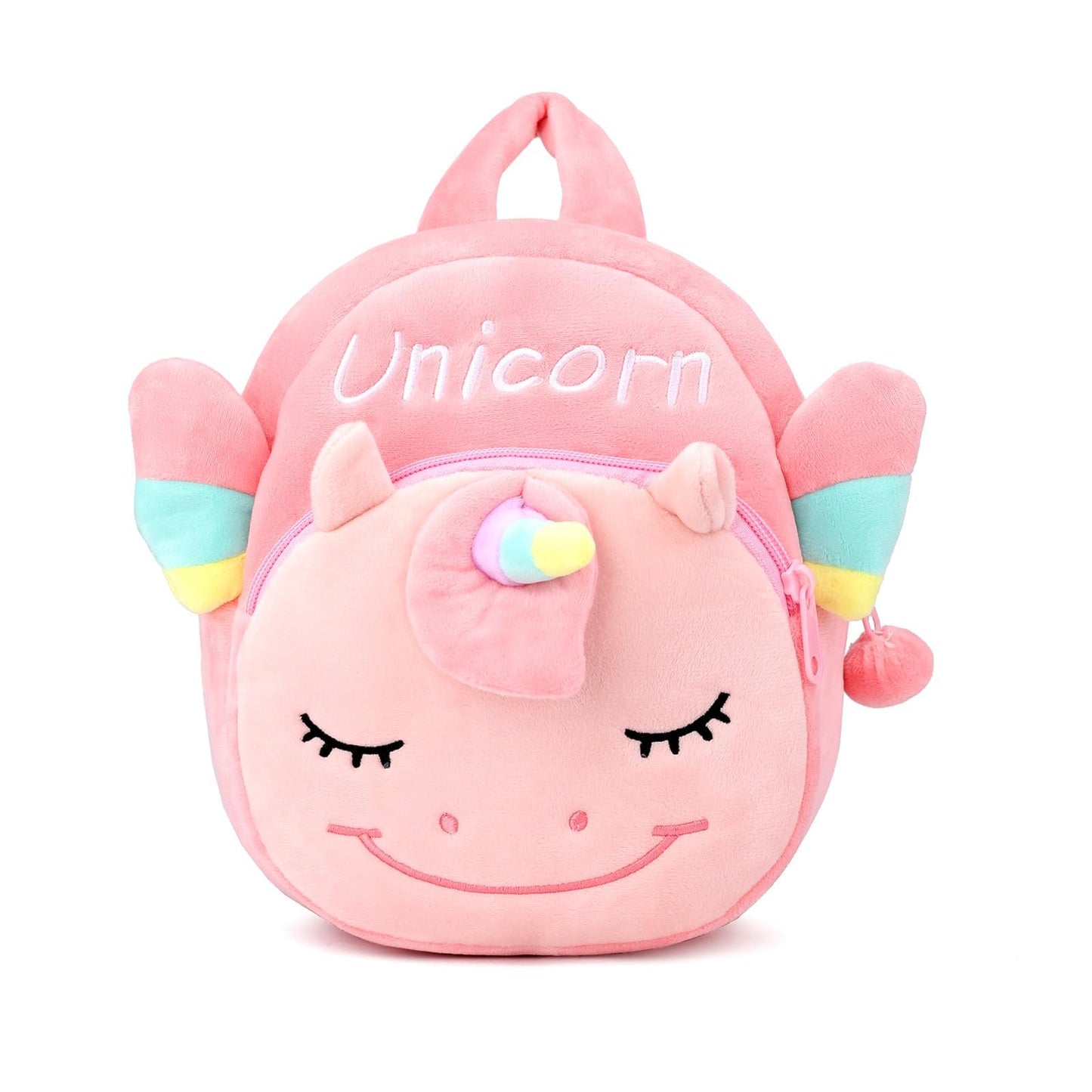 Cute Toddler Backpack Plush Animal Cartoon Mini Travel Daycare Bag for Baby Girl Boy 2-6 Years (Shark Blue)