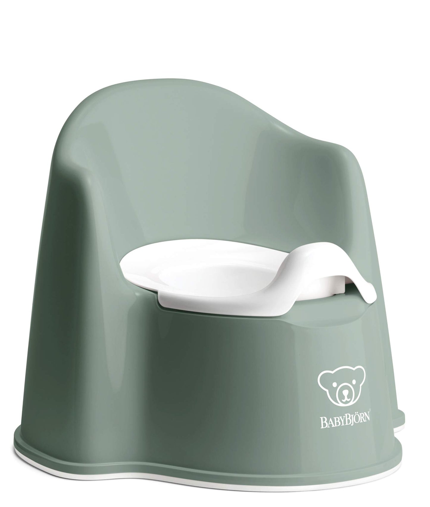 Sigalux BabyBjörn Potty Chair, Powder Pink/White, Potty Training Toilet, Easy-to-Clean, Removable Inner Potty, Non-Slip