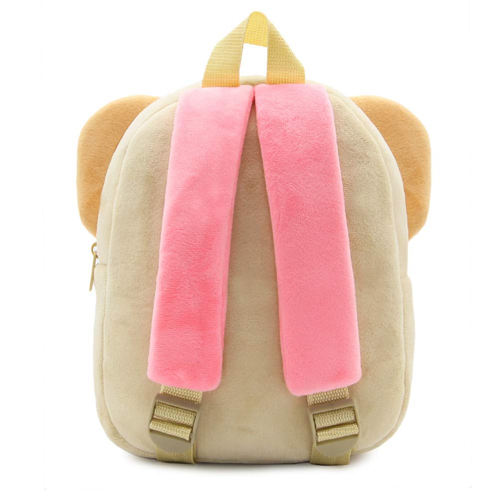 Cute Toddler Backpack Plush Animal Cartoon Mini Travel Daycare Bag for Baby Girl Boy 2-6 Years (Shark Blue)