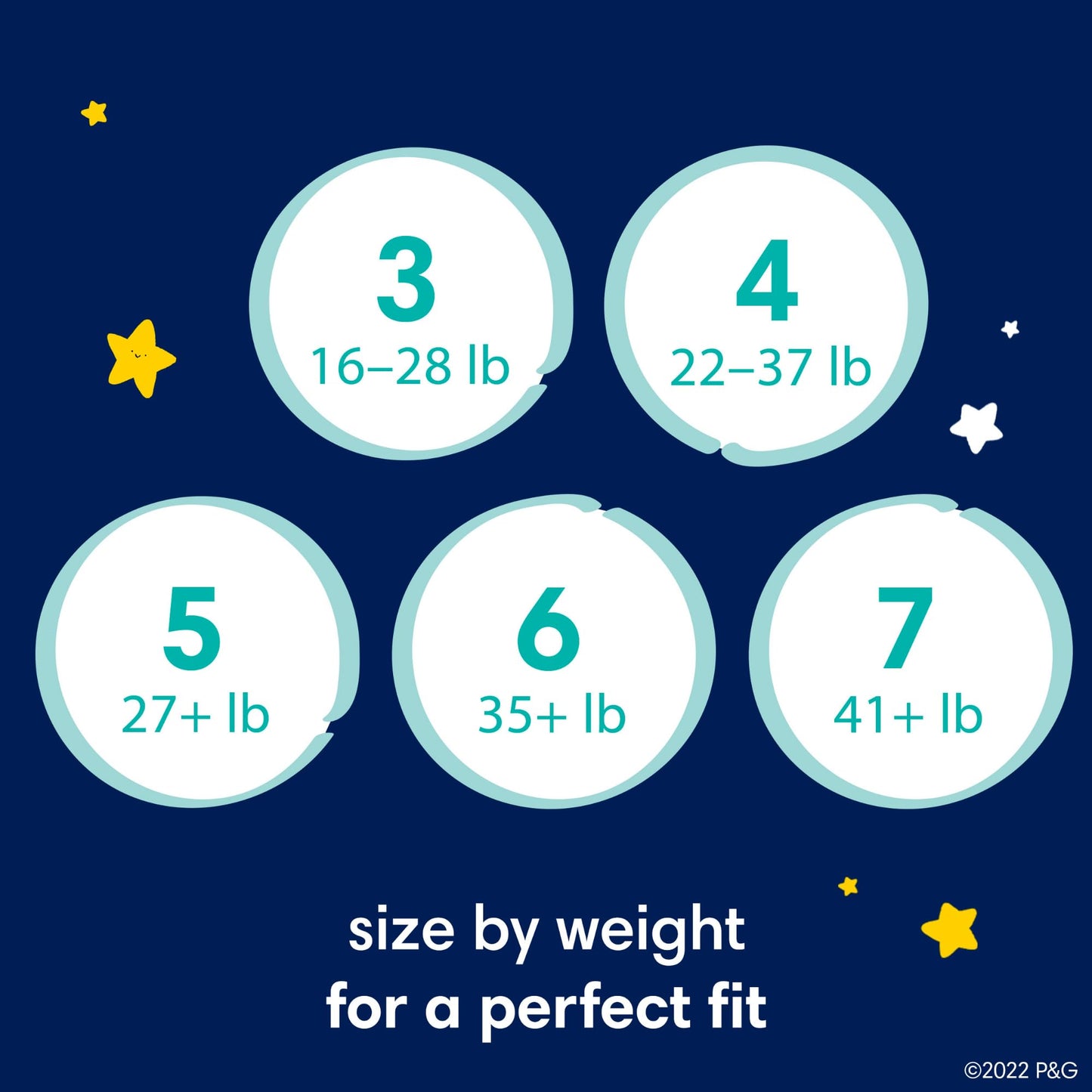 Pampers Overnight Diapers - Swaddlers Overnights - Size 4, 58 Count, Disposable Baby Diaper, Night Time Leak and Skin Protection