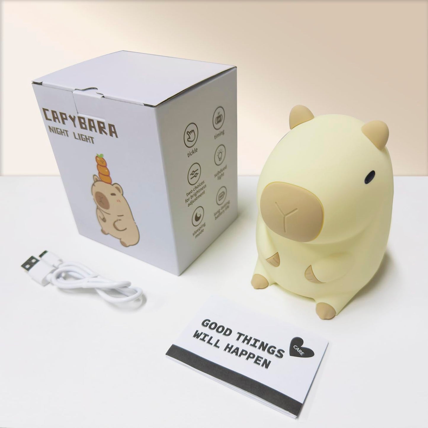 Cute Frog Night Light for Kids, Color Changeable Soft Silicone Sleeping Night Lamp for Nursery, Dimmable Timer Rechargeable Colorful Baby's Light Room Decor Children Gifts