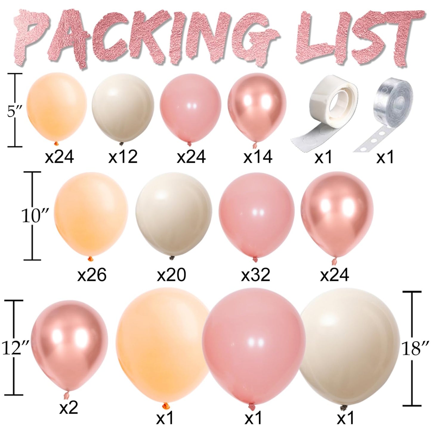 183Pcs Blush Dusty Pink Rose Gold Balloon Arch Kit,Pastel Nude Boho Balloon Garland for Wedding Bridal Shower Girls Birthday Tea Party Decorations Retro Dusty Pink Wedding Decors