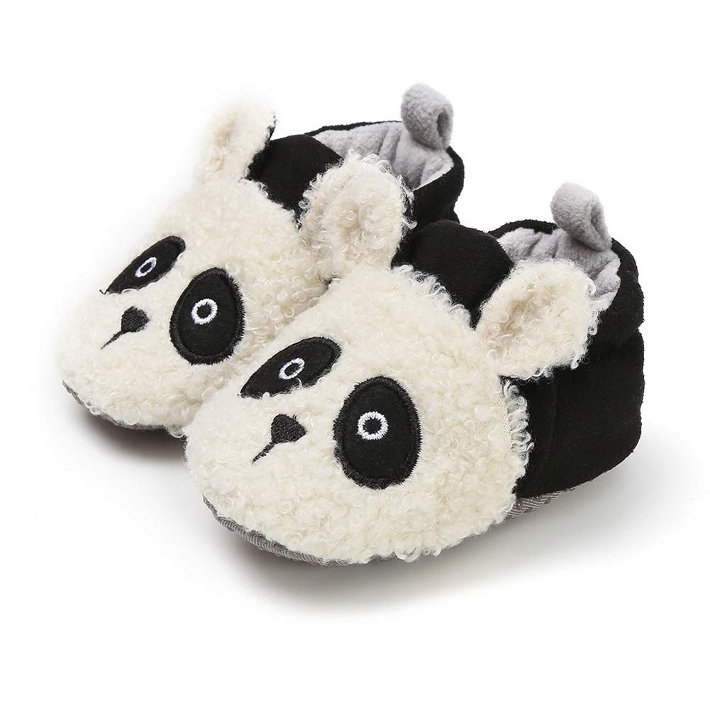 Baby Boys Girls Soft Plush Slippers Cartoon Toddler Infant Warm Winter House Shoes
