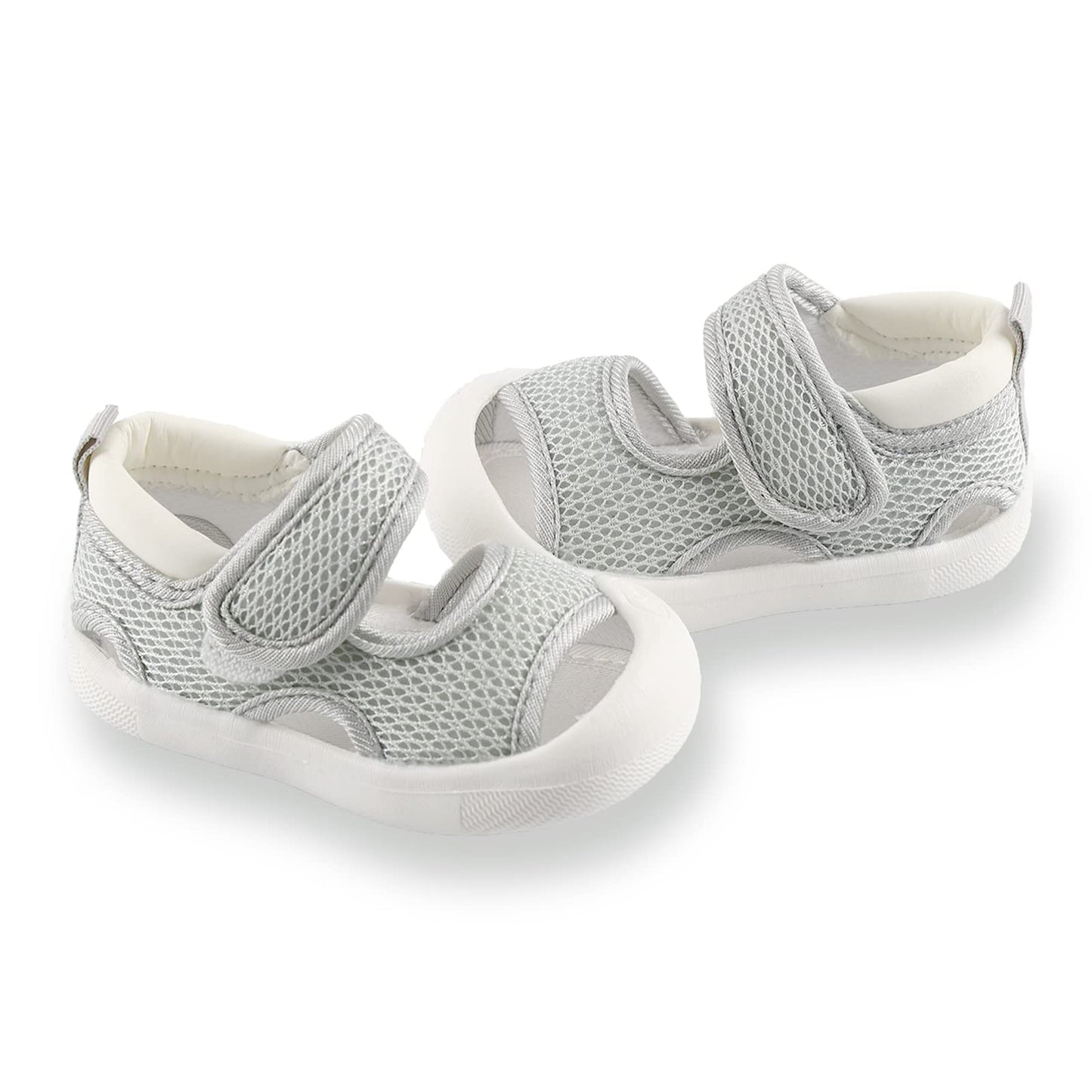 RVROVIC Boys Girls Athletic Sports Sandals Open-Toe Breathable Rubber Sole Beach Water Shoes for Toddler