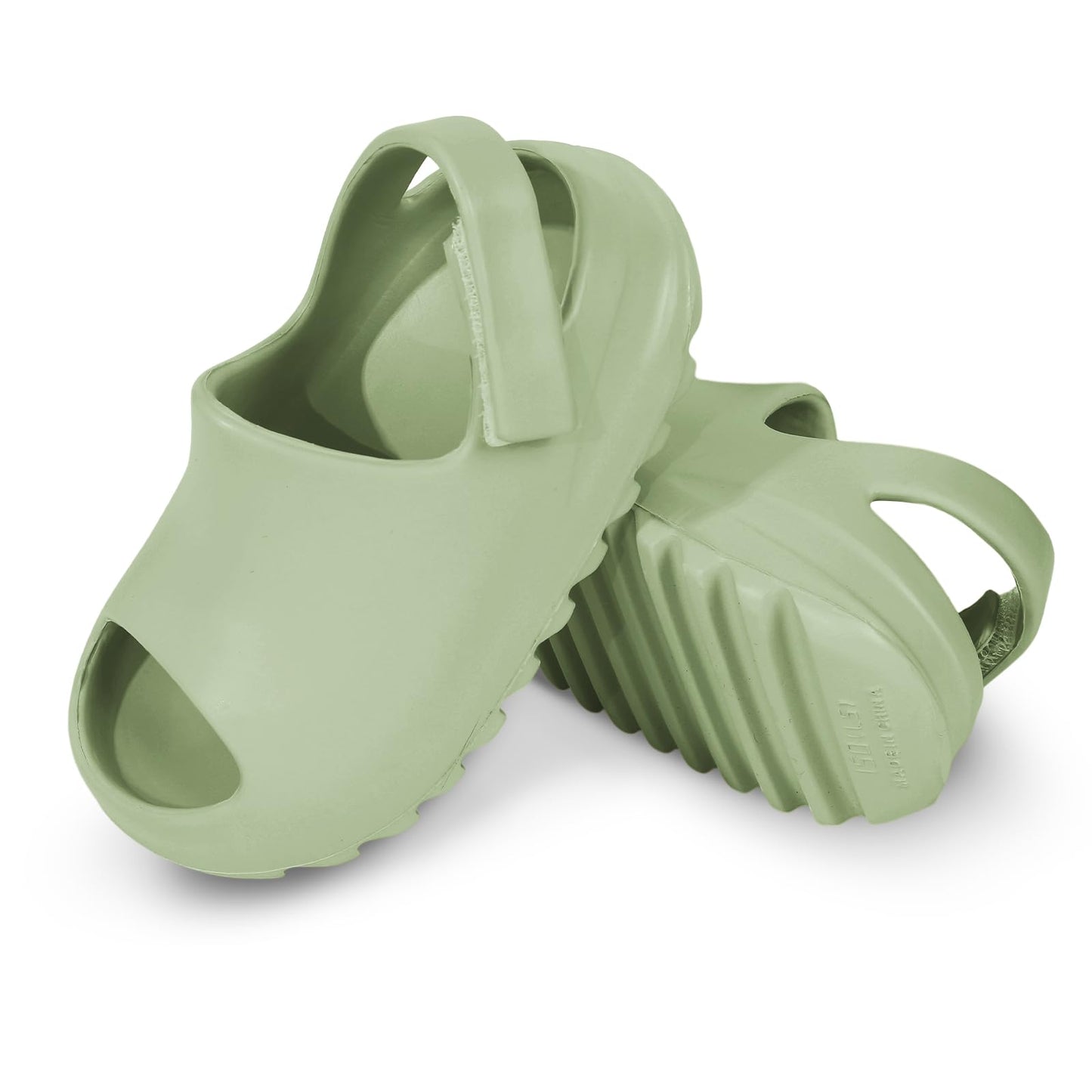 bolukets Toddler Little Kids Slides Sandals, Summer Slip On Lightweight Slippers for Boys and Girls, Beach Pool Anti-Slip Water Shoes Indoor Outdoor Sandals